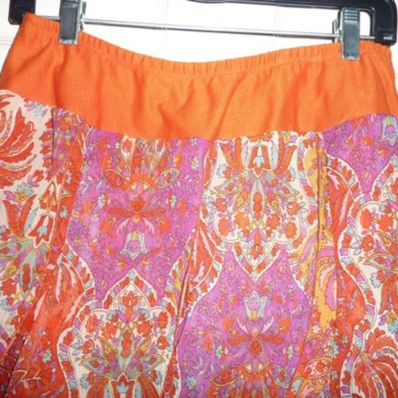 Made in Canada MULTI LAYERED Skirt - S. Cross Creations Artisan Piece - Picture 2 of 6